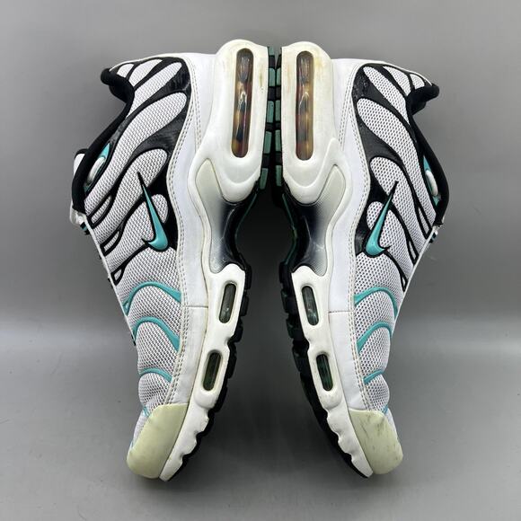 Nike Air Max Plus Tn Hyper Jade Shoes Men Size 11 White Running Comfort Sneakers - Picture 6 of 10
